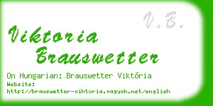 viktoria brauswetter business card